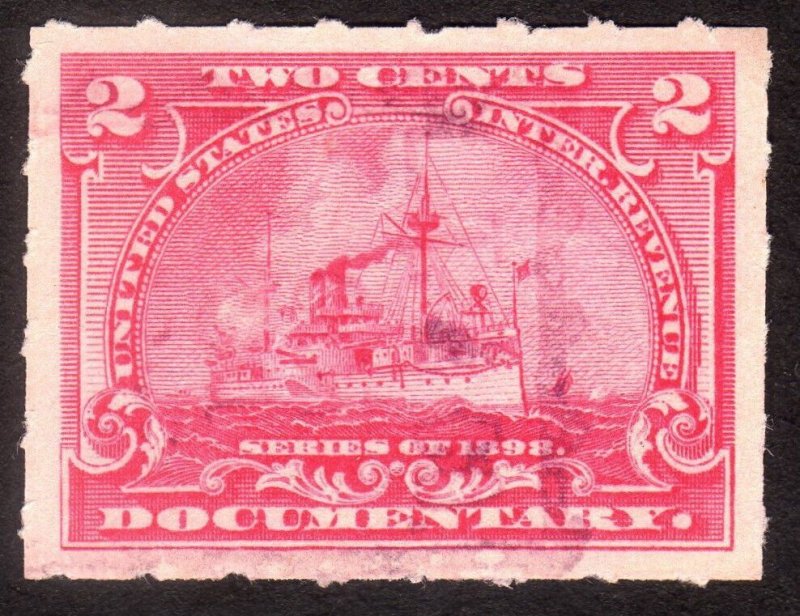 1898, US 2c, Documentary, Used, Well centered, Sc R164