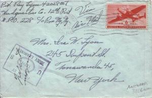United States A.P.O.'s 6c Transport 1945 U.S. Army Postal Service, A.P.O. 228...