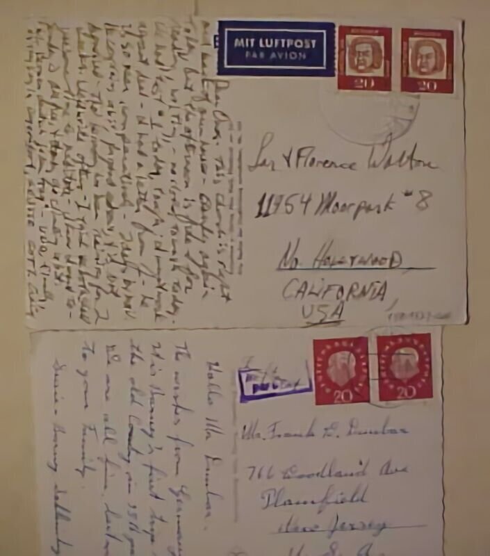 GERMAN DOUBLES #304H,352YH  cat.60E($75.00)