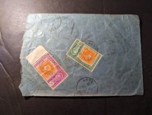 1948 Registered British Mauritius Cover Argy to Port Louis