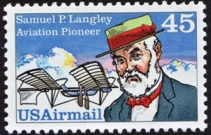 SC#C118 45¢ Samuel P. Langley Single (1988) MNH