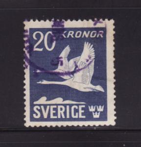 Sweden C8c Set U Birds, Flying Swans (A)