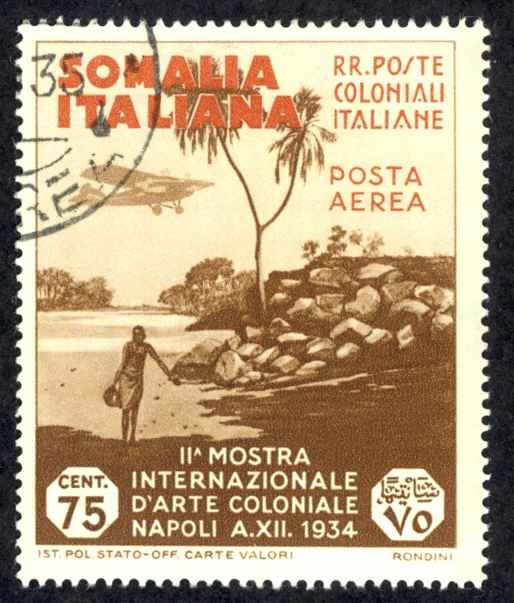 Somalia Sc# C3 Used 1934 75c Air Post