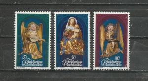 Liechtenstein Scott catalogue # 751-753 Mint NH