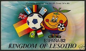 Lesotho 363-4 Booklet MNH Sports, Football, Soccer