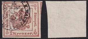 Austria - 1858 - Scott #PR3 - used - Coat of Arms