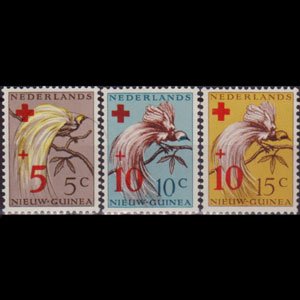 NETH.NEW GUINEA 1955 - B4-6 Paradise Bird Set of 3 NH