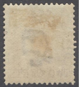 Malaya Straits Settlements 1867 2c on 1a Brown SG 2 Sc 2 LMM/MLH Cat£170($215)