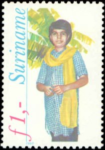 Suriname #541-546, Complete Set(6), 1980, Costumes, Never Hinged