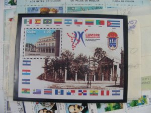 CUBA, Excellent accumulation of Souvenir Sheets & other Stamps