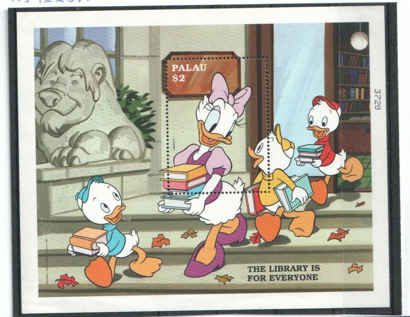 1997 PALAU  -  SG: MS 1228a - DISNEY LITERARY CAMPAIGN - UMM - DAFFY DUCK  