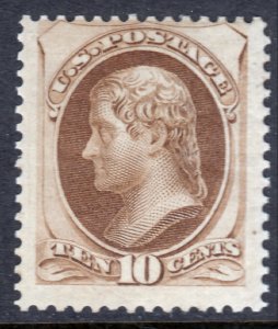 #188 Mint OG, Fine+, Wide stamp (CV $1800 - ID25186) - Joseph Luft