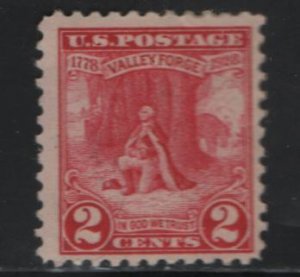 US 645 MINT HINGED   VALLEY FORGE