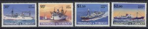 [Hip4301] Trinidad Tobago 1985 boats good set very fine MNH stamps