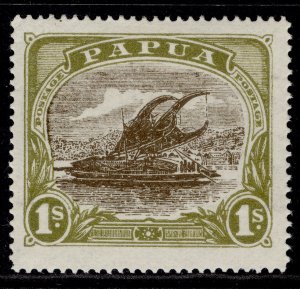AUSTRALIA - Papua GV SG102, 1s sepia & olive, M MINT. 