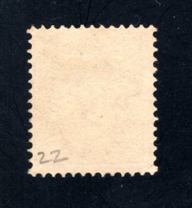 Danish West Indies #22,  F/VF,  Used,   CV $25.00 ....1630019