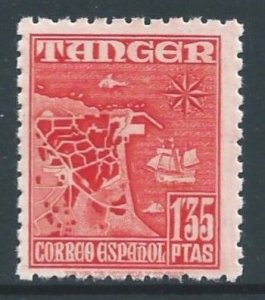 Spanish Morocco #L23 NH 1.35p Old Map of Tangier