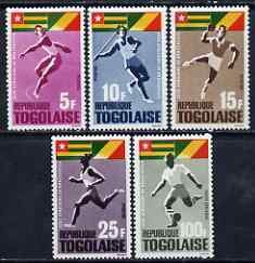 TOGO  - 1965 - First African Games - Perf 5v Set - Mint Never Hinged