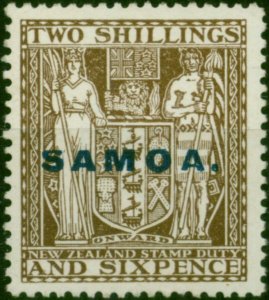 Samoa 1932 2s6d Deep Brown SG171 Superb MNH