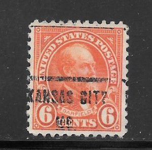 #558 Used Single PRECANCEL AS SHOWN