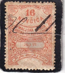Bosnia & Herzegovina     revenue stamp of 1879