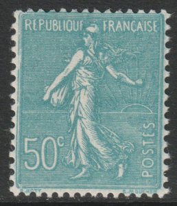 France Scott 147 - SG592, 1937 Sower 50c MH*