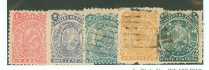 Bolivia #35-39 Used Single (Complete Set)