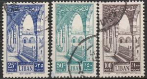 Lebanon #282-4  F-VF Used  CV $16.75  (A17925)