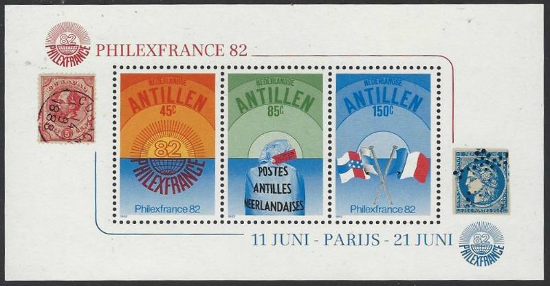 Netherlands Antilles #484a MNH Souvenir Sheet of 3