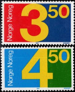 Norway Scott 903-904 MH* 1987 set