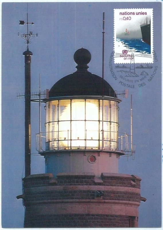 68862 - UNITED NATIONS  - Postal History - MAXIMUM CARD 1983 - LIGHTHOUSE