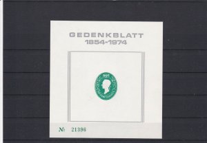 Austria Postage Stamps Commemorative Sheet 1854-1974 Ref 27025