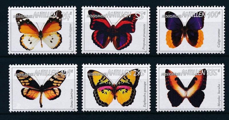 [NA1646] Netherlands Antilles Antillen 2006 Butterflies MNH # 1646-51