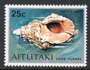 Aitutaki 91 Seashell MNH VF