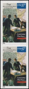 US 3782 Louisiana Purchase 37c vert pair MNH 2003