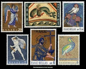 Greece Scott 966-971 Mint never hinged.