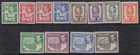 Somaliland Protectorate 1938 SC 84-95 NH Set