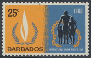 Barbados  SC# 310   MNH Human Rights  see details & scans