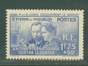 St. Pierre & Miquelon #B3 Unused Single