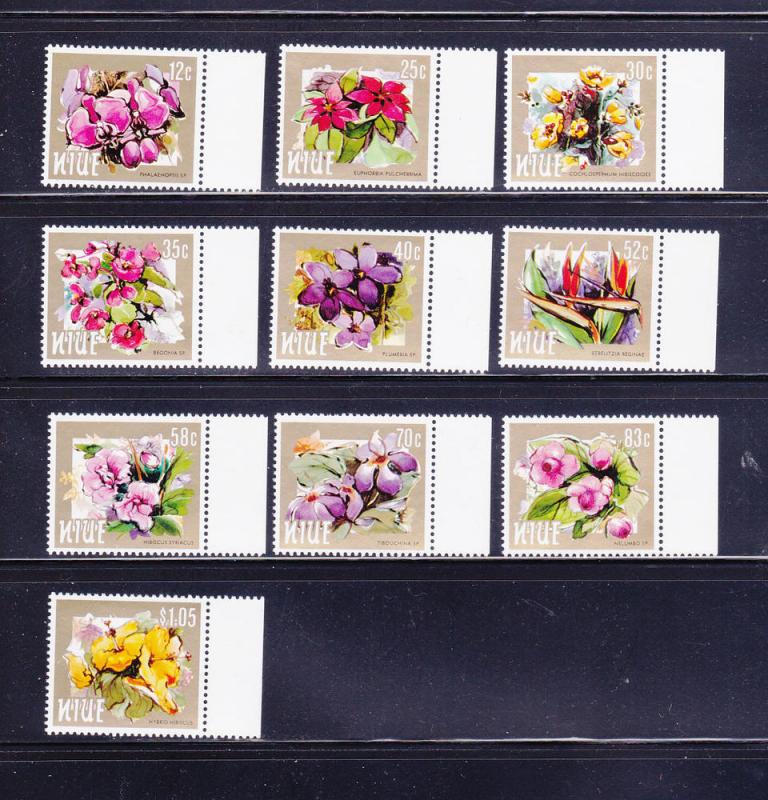 Niue 417-426 MNH Flowers (A)