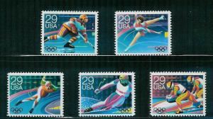 #2611-15 Winter Olympics-1992 Single Issue Set $3.00