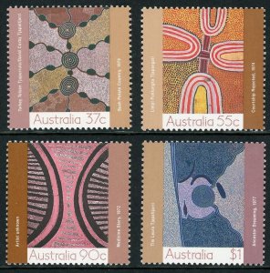 1987 Australia Sc #1087 1088 1089 1090 - Aboriginal paintings - MNH stamps Cv$7