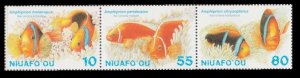 1998 Niuafo'ou 339-441strip Marine fauna