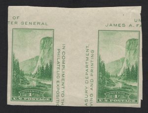 United States MINT Scott Number 769 VERT GUTTER  PAIR  MNH  VF #B11 - BARNEYS