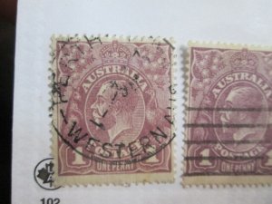 Australia #22 used (wmk. 9) 2021 SCV = $1.60