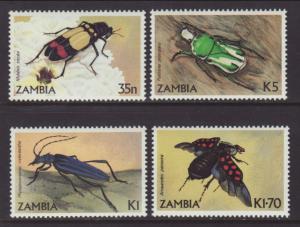 Zambia 339-342 Insects MNH VF