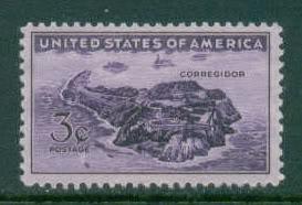 U.S.  925 3c Corregidor Fine MNH