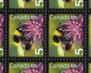 BEE, NORTHERN BUMBLEBEE = Insects, Sheet of 50 Canada 2007 #2236 MNH