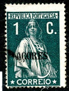 Azores, Scott #157, Unused, Hinged
