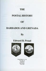 The Postal History Of Barbados & Grenada von Edward B.Stolz